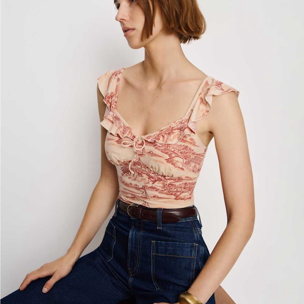 Reformation Lemmy Knit Top - Dolce Vita - Picture 5 of 7